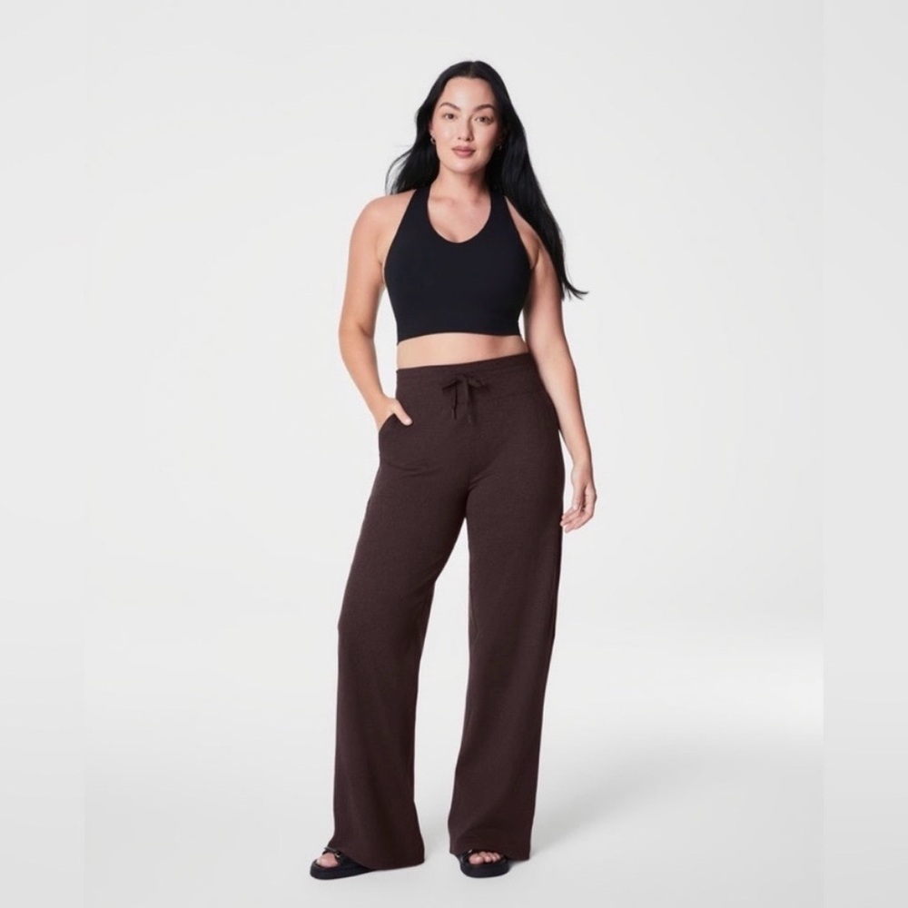 SPANX Skysoft Wide Leg Pants Size M